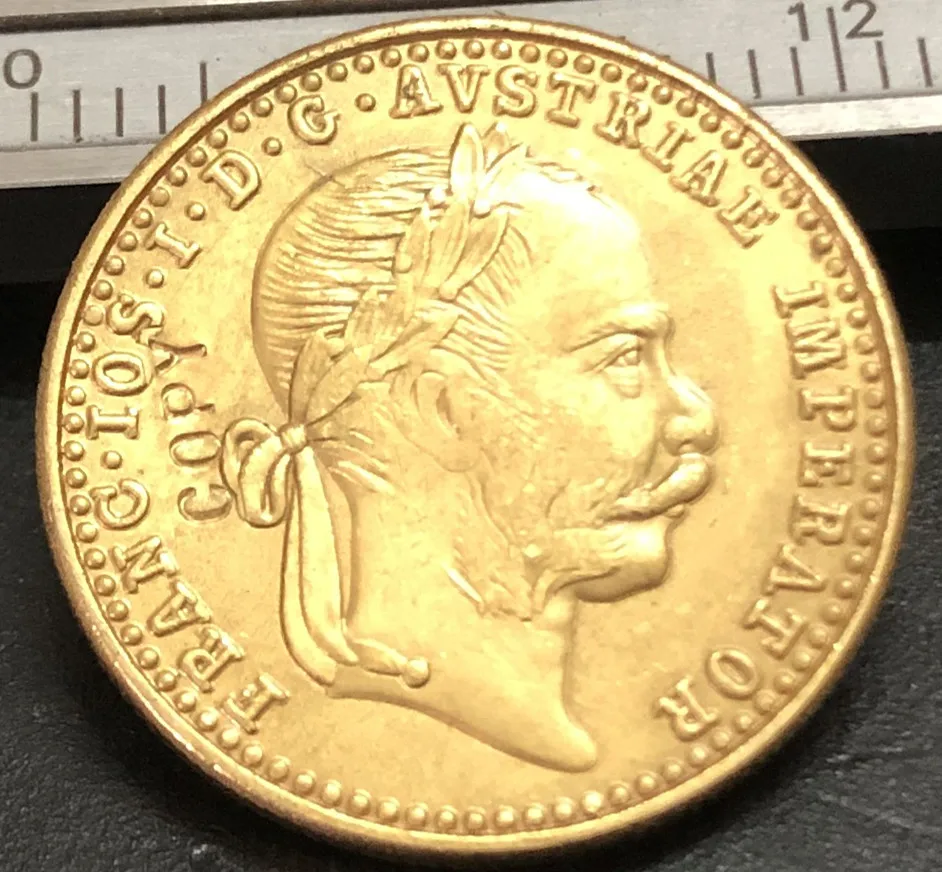 1915 Rakúsko - Habsburskej 1 Dukát - Františka Jozefa i. Zlato kópiu mince