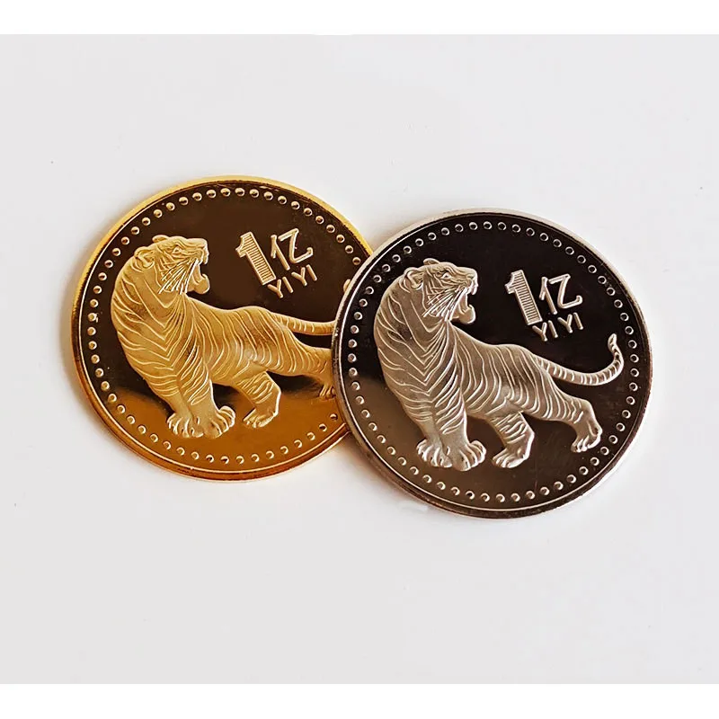 1PC 4Styles 2022 v Číne Nový Rok Tigra Rok Originálne Pamätné Mince Kolekcie Darček pre Priateľov