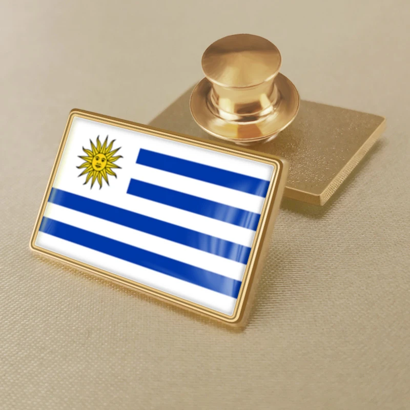 Erbom Uruguaj Uruguayan Mapu Vlajka štátny Znak Brošňa Odznaky Preklopke Kolíky