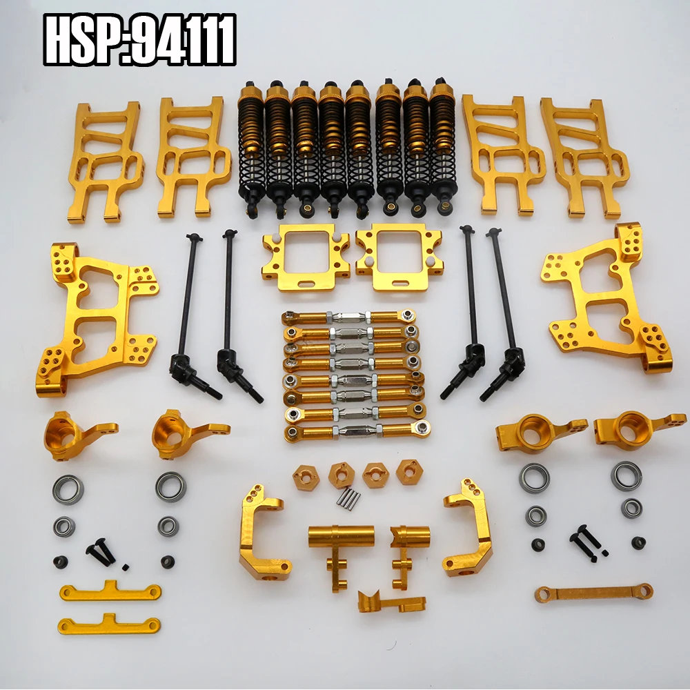 HSP Celý Set Upgrade Diely Pre HSP RC 1:10 94111 94108 94110 Crawler Auto Monster