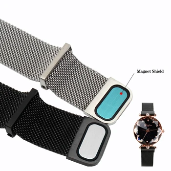 Rýchle Uvoľnenie Popruhu Milanes Magnetické Watchband Pre Di-alebo DIRO Swarovski Nahradenie Ženy Módny Náramok Rose Gold 14 mm 16 mm