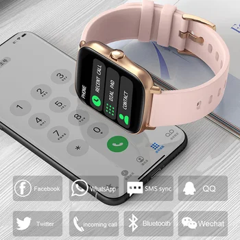Bluetooth Hovor Náramok Y20 Pro Smart Hodinky dámske Náramkové hodinky Smartwatch pánske Hodinky Fitness Tracker Monitor Elektronické Hodiny