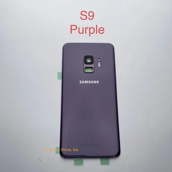 SAMSUNG Zadný Kryt Batérie Pre Samsung Galaxy S9 Plus s9+ G965 SM-G965F G965FD S9 G960 SM-G960F G960FD Späť Zadné Sklo Prípade