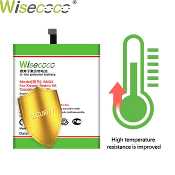 Wisecoco BN34 4300mAh Novú Batériu Pre Xiao Redmi 5A Telefón Vysokej Qualtiy Opravu, Výmenu+Sledovacie Číslo