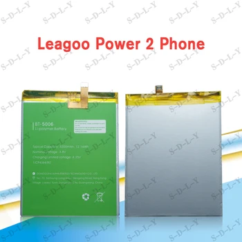 NOVÝ, Originálny 3200mAh Bt-5006 Batérie pre LEAGOO Power 2 Na Sklade Lastest Výroba Vysokej Kvality Batterie +Sledovania + Nástroje