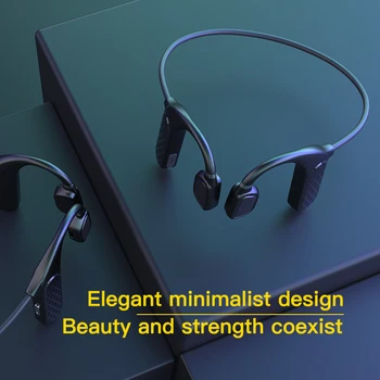 MD04 Kostné Vedenie Bluetooth Headset Ultralight Mini Sweatproof A Nepremokavé HD Hovor Hudobné Slúchadlá Pre IOS a Android