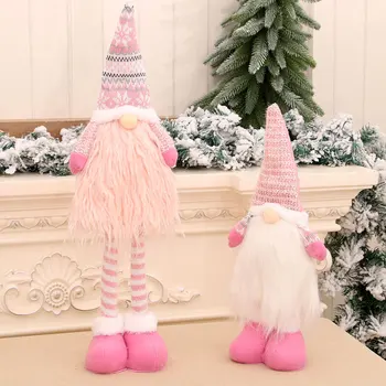 Zaťahovacie Santa Claus Bábiky Veselé Vianočné Dekorácie Pre Domov Nordic Anonymný Starších Bábiky Vianočné Darčeky pre Deti