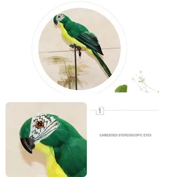 Papagáj Simulácia Hračky Mäkké Roztomilý Voľne Žijúcich Zvierat, Vtákov Bábika Vedy Vzdelávacie Hračky Domov Záhrada Dekor