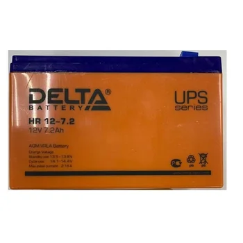 Batéria Delta H 12-7.2 (12V 7.2 Ah), DHR12-7.2