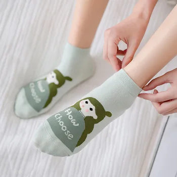 SP&MESTO Japonský Trend dámske Ponožky Kawaii Legrační Karikatúra Tlače Ponožky Ponožky Žena Bavlna Priedušná Pre Ženy Príslušenstvo