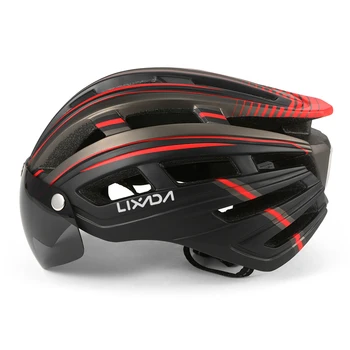 Lixada Ultralight Cyklistická Prilba S Odnímateľným Clonu Okuliare na Bicykel zadné svetlo Intergrally-tvarovaný Horskej Ceste, MTB Cyklistické Prilby