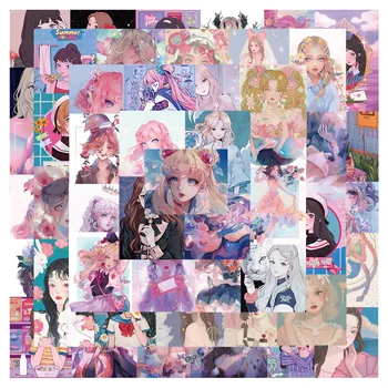 10/30/50PCS Milú Krásy Nálepky Anime Dievčatá Otaku Blaho Ilustrácia pre Telefón, Notebook Batožiny Graffiti Nálepka Obtlačky