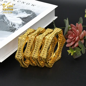 ANIID Nových Afrických Náramok Pre Ženy Nepravidelný Dubaj 24k Zlatom Indickej Náramky Veľkoobchod Dizajnér Svadobné Šperky Etiópskej