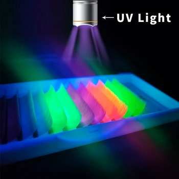 Nový Trend Neon Lash Extension UV Svetlo Svietiť v Tme Lash Extension Fluorescenčné Farby Rias Rozšírenie Špeciálne Pre Strán