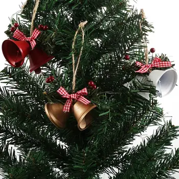 S Konopné Lano Celkom Visí Zvon Strom Decor Ostrý Zvuk Vianočný Zvonček pre Vnútorné Hladké