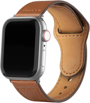 Kožený remienok Pre Apple hodinky kapela 44 mm 40 mm 42mm 38 mm 44 mm Smartwatch Príslušenstvo náramok iWatch 3 4 5 6 se