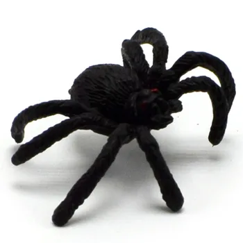 Horor 4.5 cm, čierny simulácia spider strašidelný dom pavučina bar party dekorácie dodávky zložité hračka halloween dekorácie