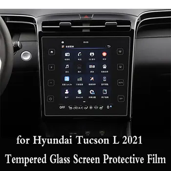Tvrdené Sklo screen protector pre Hyundai Tucson L 2021 autorádia gps navigácie Ochranný Film
