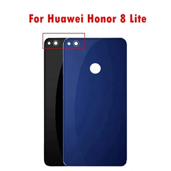 Pre Huawei honor 8 Lite Späť Kryt Batérie Dvere, Zadné Sklo Bývanie Prípade Pre česť 8 Kryt Batérie pre Honor8 Bývanie