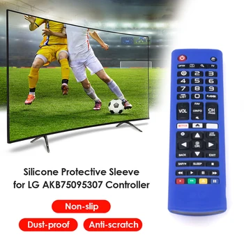 Shockproof Diaľkové Ovládanie Prípade Silikónový Ochranný Kryt Pre LG TV AKB75095307 AKB74915305 AKB75375604 Diaľkový ovládač