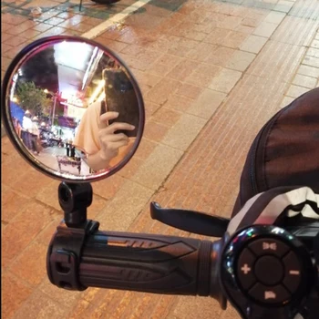 Bicykel Zadné Zrkadlo Popruh-Mount Zrkadlá Turné Cyklus Univerzálny 15-35mm Bar Koniec Cyklistické Bezpečnostných zariadení Nastaviteľná Otočná