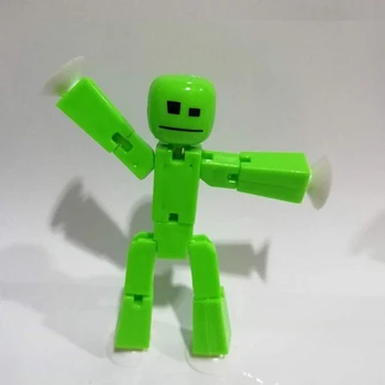 2 ks Náhodné Farby Stikbot Obrazovke Animácie Hračky Haly Bábiky s Bulík DIY Creat animovaný Film StikBot Hračky