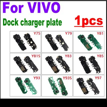 Pre VIVO Y75 / Y79 / Y81 / Y81S / Y83 / Y85 / Y93 / Y97 Nabíjačku USB Nabíjací Port Páse s nástrojmi Flex Kábel Micro USB Konektor Doku