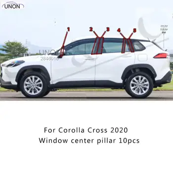 2020 2021 Pre Toyota Corolla cez Okenné Dekorácie PC Patch V Stĺpci