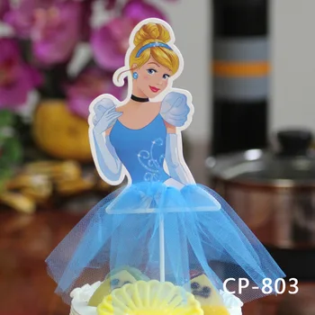 1pc Mrazené Elsa Princezná Anna Sophia Tortu Cupcake Vňaťou Anniversaire Tortu Dodávky Tortu Vlajka Dievča Narodeninovej Párty Dekorácie