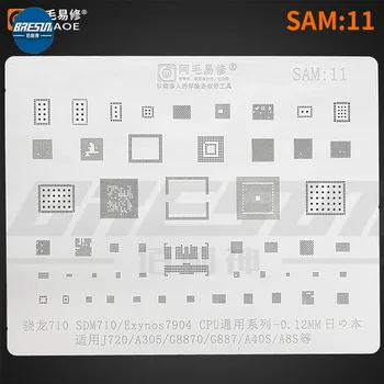 AMAO SAM11 Ocele Oka SDM710 Exynos7904 CPU Série J720 G887 A305, Atď.