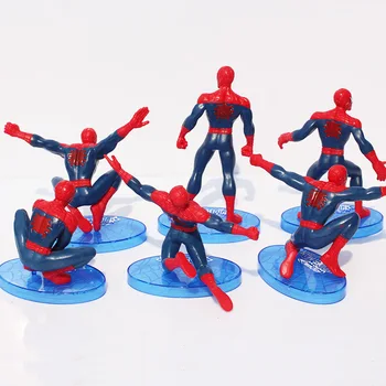 7Pcs/Set Spider-Man Obrázok Spiderman Spider Man PVC Akcie Obrázok Hračky 7-11 cm Skvelý Darček