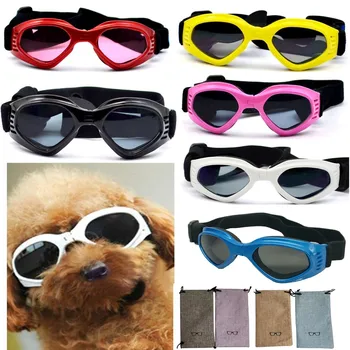 12pcs Psa Okuliare S Bag Módne Psa slnečné Okuliare Oko Nosenie Psa Ochrana UV okuliare Slnečné Okuliare Slnečné Okuliare