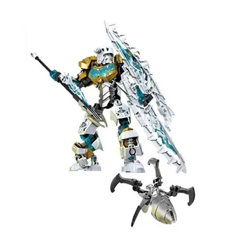 Hrdinovia Biochemické Bojovník Jungle Držiteľ Grove Bionicle Ekimu V Msdk Maker stavebným Tehly Hračky Bringuedos Dary