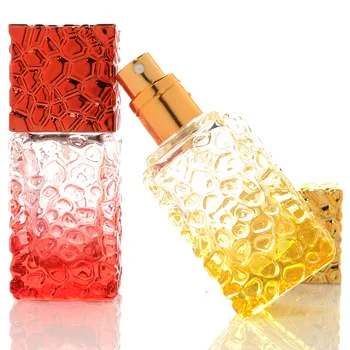 25ML Prázdne Parfum Kozmetické Kontajnerov Vody, Kocka Mini Prenosné Sklo Naplniteľné Parfum Spray Fľaša s Fólie Rozprašovač Cestovanie