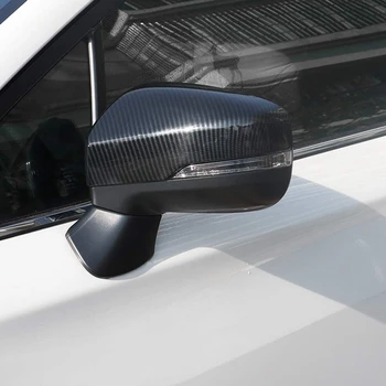 Pre Subaru XV Crosstrek 2017-2020 Uhlíkových Vlákien Farbu Auta Strane Dverí, Spätné Zrkadlo Spp Kryt Výbava pre Lesník 2019 2020
