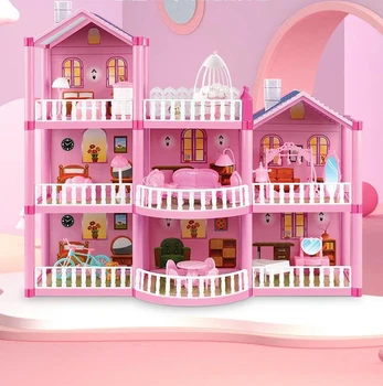 Domček pre bábiky princezná pre každú hračku, dievča, dievčatko, Veľký Zámok chata dom pre deti k narodeninám