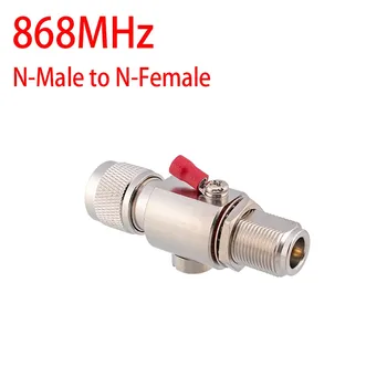 868MHz Mosadz LoRa Hélium Lightning-Poistka Arrester N-Male Na N-Female Konektor Pre Hélium Baník Hotspot Antény IP67 0-3GHz